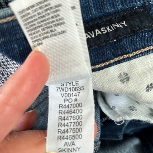 Lucky Brand Jeans size 4/27 Ankle model Ava Skinny Style 7WD10833 RN 80318 - Picture 7 of 12
